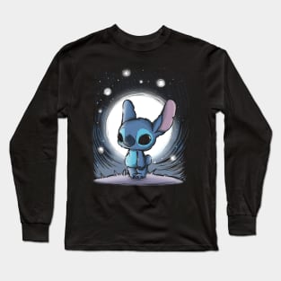 Cute Alien Long Sleeve T-Shirt